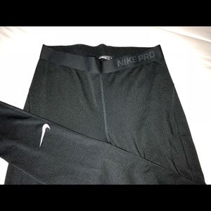 Nike Pro Black Fleece Leggings